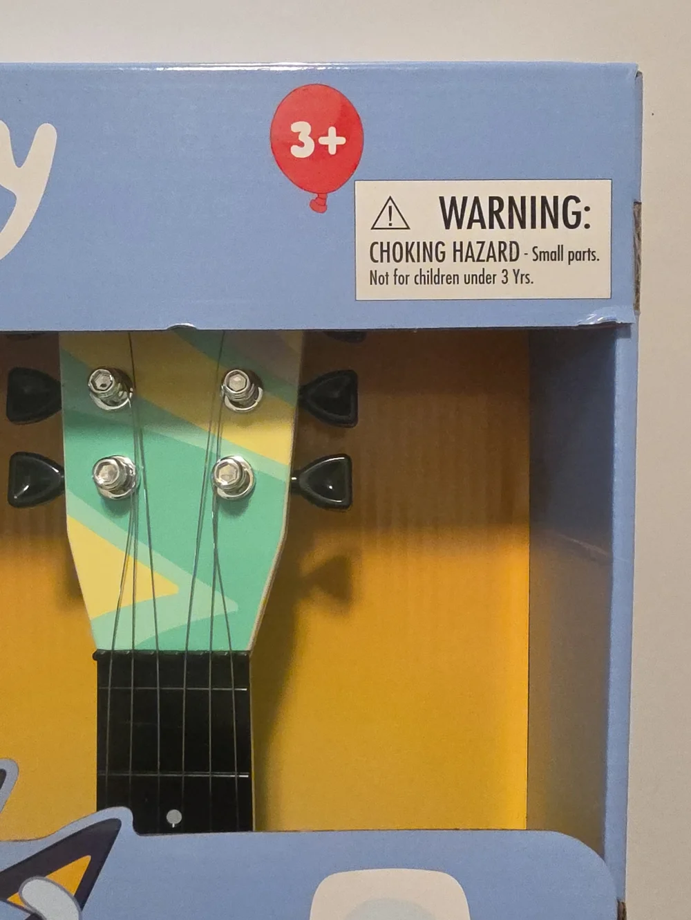 Bluey Kids Acoustic Guitar - Blue & Green Brand New